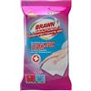 Brawn Multiuso Disinfettante BW, Salviette Disinfettanti Eliminano Fino al 99,9% di Batteri, Lieviti, Funghi e Virus con Involucro, Presidio Medico Chirurgico, Confezione da 32 panni