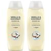 by Amazon Gel Doccia Vanilla e Cocco, 2 x 500ml