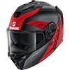 SHARK SPARTAN GT BCL. MICR. ELGEN Mat Black Anthracite Red XXL