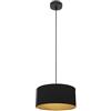 Levitantes Ciondolo Anuska 1xe27 Nero/nero-oro Regx30x30 Cm