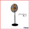Zephir Ventilatore a Piantana Potente 75cm Industriale 250w ZEPHIR zdm75p Metallo 230v