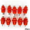 20pcs Pollo Beverini Gallina Acqua Capezzolo Feeder Pollame Plastica Calzature A