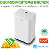 IRRADIO DEUMIDIFICATORE 10L PORTATILE CON RUOTE CONTENITORE 2L WI-FI APP Smart Gas R290