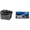 Brother DCPL2660DW Multifunzione Laser B/N, 34 ppm TN2510XL Toner originale, fino a 3000 pagine