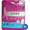 Lines 6x Lines Specialist Per Incontinenza Pants Plus Large 7 Pezzi