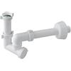 Idro bric Sifone per lavelli 1 vasca Idro Bric S0310B Bazooka Bianco