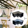 Staffa pergola a 3 gradi a 3 vie pergola Hardware per vite fai da te.