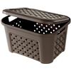 Tontarelli Cesta Tontarelli 8105406909 Arianna portabiancheria con coperchio wenge