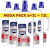 Viakal Professional Anticalcare Liquido, Formato 12 Litri (6 X 2L), Bagno,