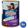 Morando 6x Miglior Gatto Barattolo 405 Grammi Bocconcini Selvaggina