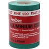 ProDec 5m Roll 120 Grit Grado fine verde ossido di alluminio carta abrasiva per la levigatura di legno, vernice, gesso, stucco, metallo e altro, 115 millimetri di larghezza carta abrasiva