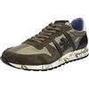 Premiata Eric - Sneakers Basse In Suede Verde - Taglia 44 [28.7cm] Scarpe Uomo