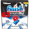 Finish 6 X Finish Tabs Pastiglie Lavastoviglie 20 Pz. Quantum Classico