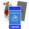 SALE Lombarde Blu 100% Plastica Tarocchi Giocare Carte Ponte Modiano Esoteric Fortuna