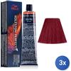 Wella 3x Wella Koleston Perfect Me+ Vibrant Reds 66/46 60Ml