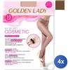 Golden lady 4x Golden Lady Collant Mysecret 15 Bronze 3 Tg. M