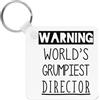 Gift Base Avvertenza World's Grumpiest Director Portachiavi Awesome Best Boss Manager