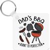 Gift Base Dad's BBQ Bruciato A Perfezione Portachiavi Chef Scherzo Estate Cook Bad Funny