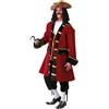 Fiestas Guirca Costume capitan uncino lusso completo da pirata unica
