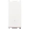 VIMAR 0R14001 Plana Interruttore 1P 16 AX 250 V, illuminabile, tasto sostituibile, bianco. Max 200 W per lampade con ballast integrato (IEC 60669-1:2017), 1 pezzo