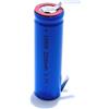 BATTERIA 14500 CON LAMELLA SALDABILE 3,7V 2200MAH RICAMBIO PACCO BATTERIE