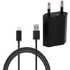 097390A Caricabatterie Caricatore Casa Cavo Usb-c 5w Black Per Cubot Note Plus Gopro Max