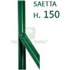 UTENSILERIA 10PZ SAETTA A L PLASTIFICATO PER PALETTI A T RECINZIONI GIARDINO 25X25X3 H 150;