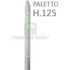 UTENSILERIA 10PZ PALETTI IN FERRO ZINCATO PER RECINZIONE H 125 CM SEZIONE A T 30X30X3;