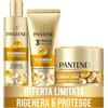 Pantene Pro-V Miracles Set Regalo Rigenera E Protegge: Miracle Shampoo 250ml, Balsamo Intensivo 200ml, Maschera Protezione Cheratina 300ml, Con Peptidi Di Collagene, Per Capelli Deboli E Danneggiati