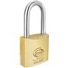 Zarivy Lucchetto in ottone con arco lungo e chiavi uguali, ideale per la sicurezza di porte, armadietti e bagagli.