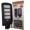 FARO LAMPIONE STRADALE A LED 120W CON PANNELLO SOLARE CREPUSCOLARE TELECOMANDO