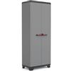 Keter Mobile Armadio in Resina Stilo Alto Grigio e Nero 173 x 68 x 39 cm Keter