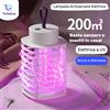 Lampada Anti Zanzare Insetti Mosche LED UV Zanzariera Elettrica CON BATTERIA USB