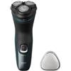 Philips Rasoio barba Philips X3052 00 SERIE 3000X PowerCut Verde foresta scuro