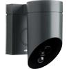 somfy 1875326 - Outdoor Camera 2 Grigia - Telecamera di sorveglianza esterna WiFi con rilevamento intelligente - 1080p Full HD - Sirena 110 dB