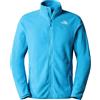 THE NORTH FACE 100 Glacier Felpa, New Taupe Green Snowcap Mountains Print, L Uomo