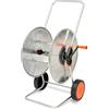 BricoShop24 Carrello Avvolgitubo Zincato 110 m Tubo 1/2" e 80 m Tubo 3/4"