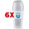 Infasil 6 X Infasil Deodorante Roll-on 50 Ml. Neutro Tripla Protezione