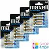 Maxell 16 Maxell Alkaline Aa R6 Batterie 1.5V Blister Pack Mn1500 Am3 E91 NUOVO