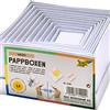 folia Baker Ross Folia 3100 - Scatole Regalo in Cartone, Varie Dimensioni, Confezione da 12, Colore: Bianco