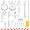 VEVOR Kit di distillazione vetreria da laboratorio 1000ml 3.3 Boro 29 pezzi