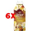 Lenor 6 X Lenor Ammorbidente 525 Ml. Concentrato 25 Lavaggi Oro e Fiori di Vaniglia
