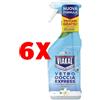 Viakal 6 X Viakal Anticalcare 470 Ml. Trigger Spray Pulizia Vetro Doccia Express