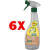 ACE 6 X Ace Sgrassatore Spray Multiuso 500 Ml. Green