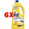 Smac 6 X Smac Pavimenti Lavaincera 1000 Ml. Tot Giallo Pulisce e Lucida Ceramica Parq