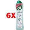 Cif 6 X Cif Crema 500 Ml. Con Candeggina Verde