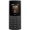 Nokia 105 4G 2023 Telefono Cellulare Dual Sim, Display 1.8" a colori, Charcoal [