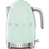 SMEG Bollitore Elettrico KLF04PGEU, 7 Cups, Verde Pastello (e6f)