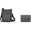 EASTPAK RUSHER Borsa a Tracolla, 123 cm, 119 L, Grigio (Black Denim) & CREW SING