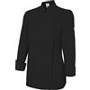 Velilla 405203TC; giacca da cucina da donna con cerniera; nero; taglia 40